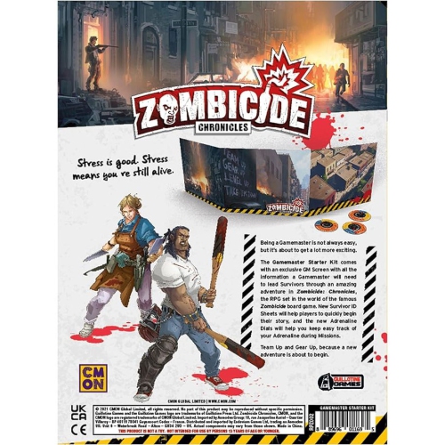 Mon Zombicide Chronicles: Trousse de démarrage Gamemaster pour 2 joueurs et plus, 14 ans et plus