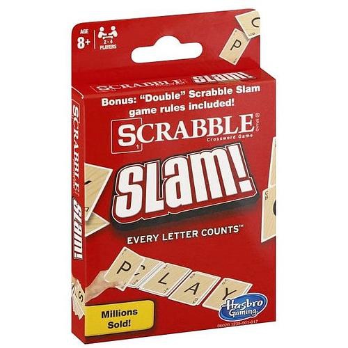 Jeu Scrabble Slam de Hasbro! Jeu de mots croisés pour 2-4 joueurs, 8 ans et plus