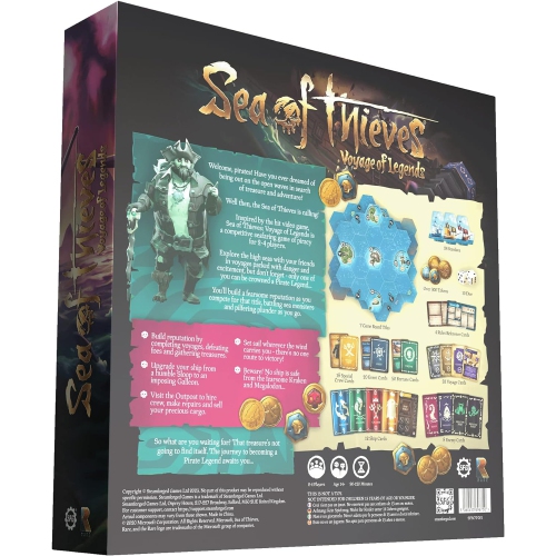 Steamforged Games Sea of Thieves: Voyage of Legends 2-4 players, ages 14+, 90-120 minutes