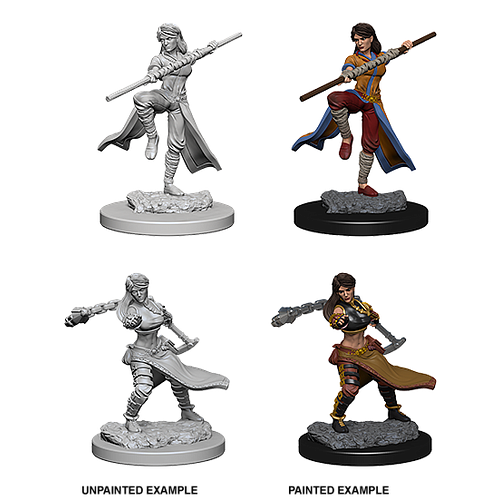 Miniature Donjons & Dragons Nolzur - Ranger Femme Non Peinte, Marque Wizkids/NECA, Pour Jeux De Rôle Ou Collection