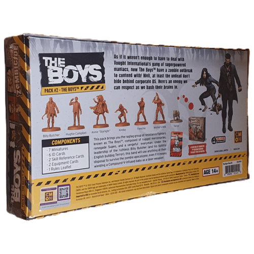 CMON Zombicide (2nd Edition): The Boys Pack #2 - The Boys 1-6 players, ages 14+, 60-120 minutes