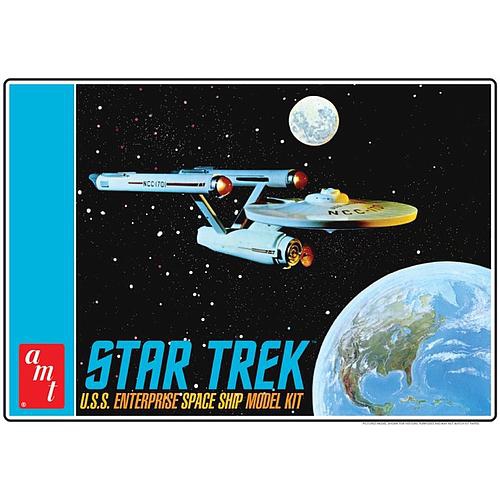 ALUMINUM MODEL TOYS  (Amt) Star Trek Classic U.s.s. Enterprise (Am1296) 1:650 Scale Ship Plastic Model Kit