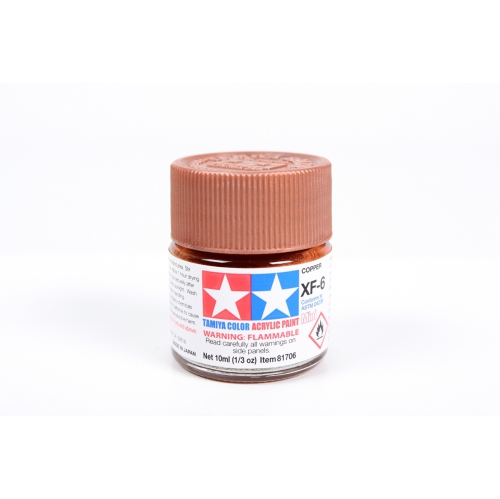 TAMIYA Tamiya Color Acrylic Paint Mini XF-6 Copper Plastic Model Kit Paint