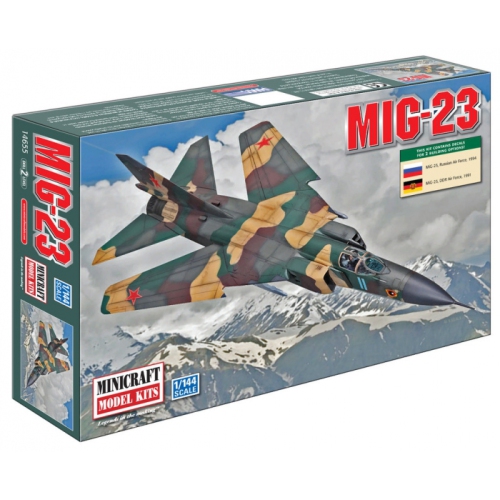 MINICRAFT MODEL KITS  Mig-23 (14655) 1:144 Scale Airplane Plastic Model Kit