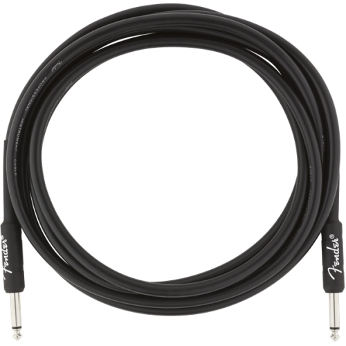Fender Professional Series Instrument Cable - Straight / Straight 10' Black