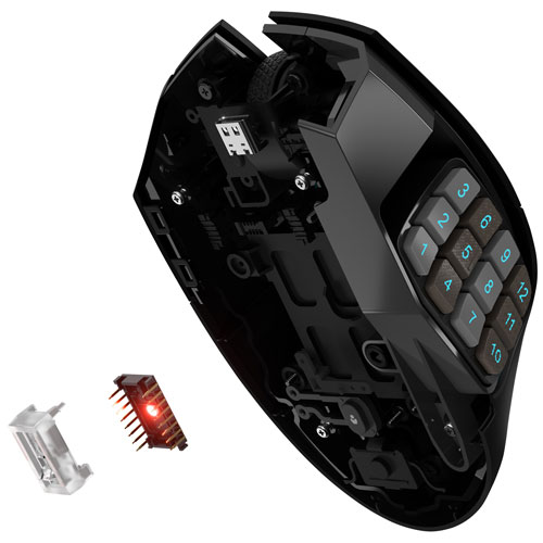 Corsair Scimitar Elite 26000 DPI Wireless Optical MMO Gaming Mouse - Black