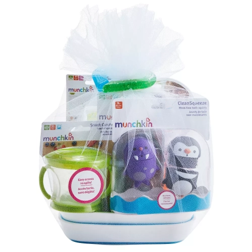 Panier-cadeau d'anniversaire de 1st $ pour bébé de Munchkin - neutre