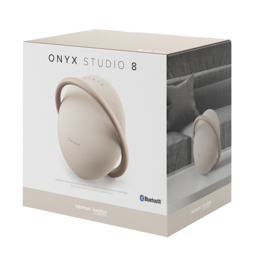 Boîte ouverte - haut-parleur sans fil Bluetooth Onyx Studio 8 de Harman Kardon - Champagne