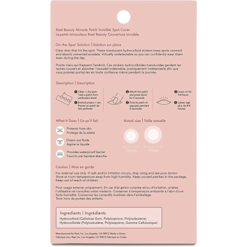 Autocollants invisibles à pois - autocollants absorbants pour les soins de la peau,