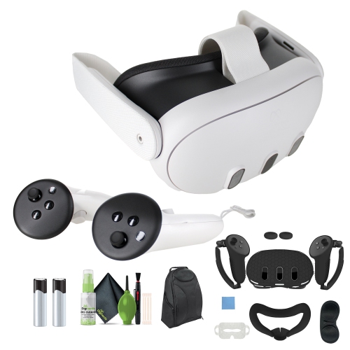 Meta Quest 3 All-in-One VR Headset - White (899-00579-01) for sale online