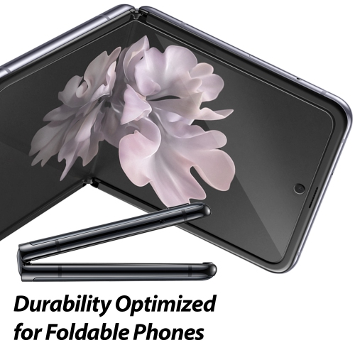 Whitestone Premium Film Screen Protector for Galaxy Z Flip 3 [Anti-Shock, Self Healing EPU Film] - 1 Pack