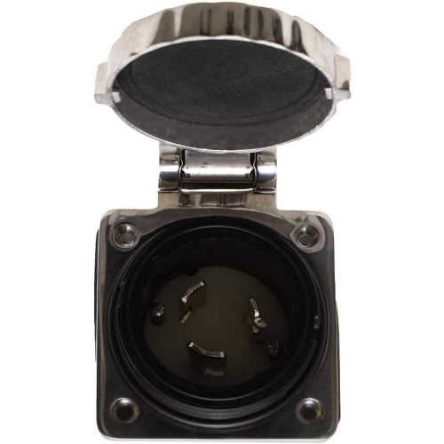 Marinco 6371EL-BX Inlet, 32A 230V, Stainless Steel