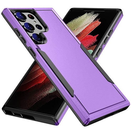 ICM  Topsave Matt Polish PC+Tpu 2 In 1 Slim Lightweight Shockproof, Rugged, Protective Armor Case for Samsung Galaxy S24 Ultra (6.8")