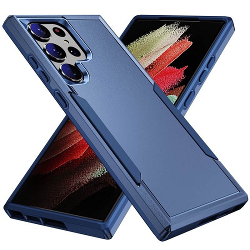 ICM  Topsave Matt Polish PC+Tpu 2 In 1 Slim Lightweight Shockproof, Rugged, Protective Armor Case for Samsung Galaxy S24 Ultra (6.8")