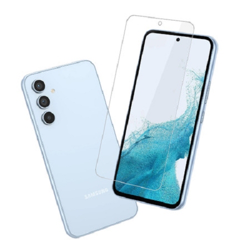 TopSave [1 pièces] verre trempé « PLAT », dureté 9H, compatible avec les étuis pour Samsung Galaxy A15 6,5 »