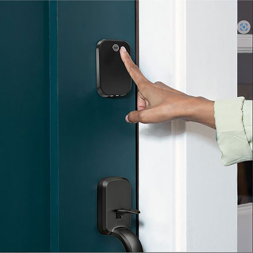 Serrure intelligente Wi-Fi à écran tactile avec pavé biométrique Assure Lock 2 de Yale - Noir