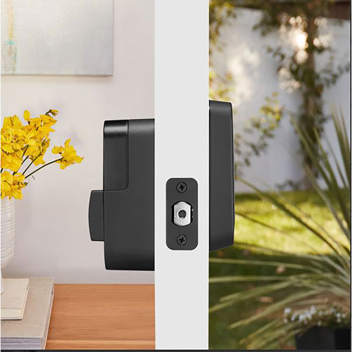 Serrure intelligente Wi-Fi à clé et écran tactile avec pavé biométrique Assure Lock 2 de Yale - Noir