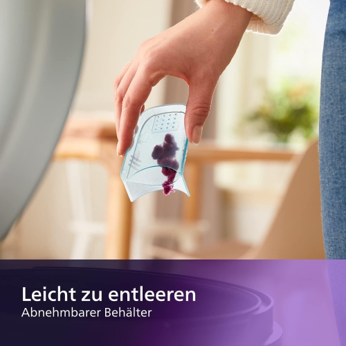 Philips Fabric Shaver, Removes Fabric Pills, Suitable for All Garments, Large Blade Surface, Cleaning Brush, Includes Batteries, Blue