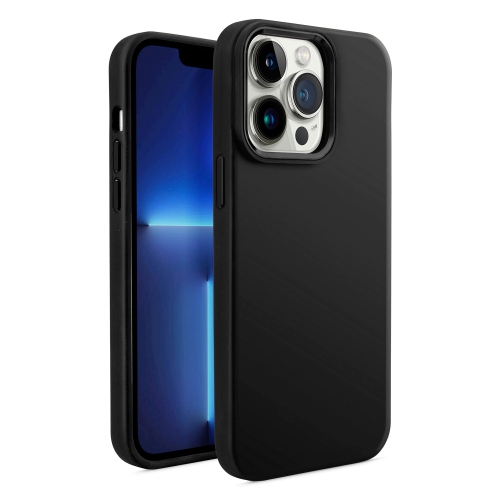 Mobile Magic For Apple iPhone 11 Premium LIQUID Silicone with Metal Buttons and Camera Edges Case Cover - Black