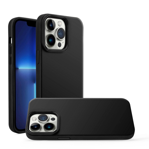Mobile Magic For Apple iPhone 11 Premium LIQUID Silicone with Metal Buttons and Camera Edges Case Cover - Black