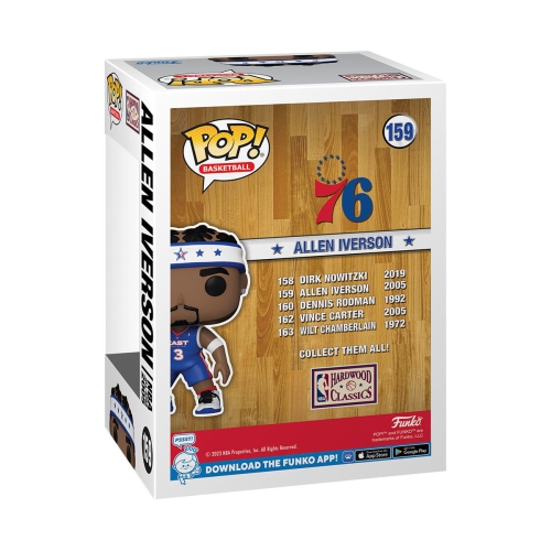 Pop Sports NBA Basketball 3.75 Inch Action Figure All-Star - Allen Iverson #159