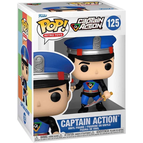 Pop Retro Toys Captain Action 3.75 Inch Action Figure - Captain Action #125