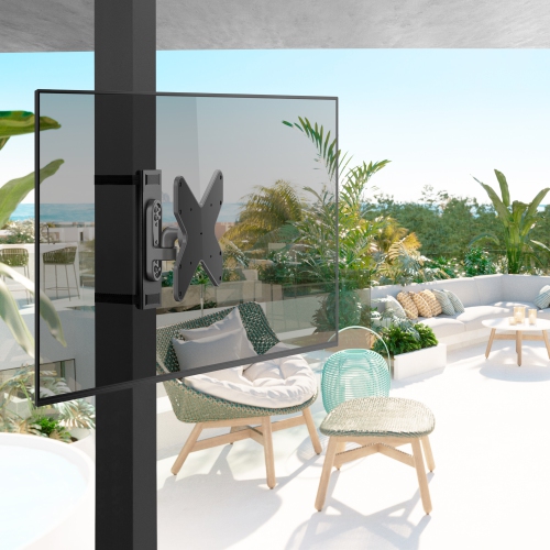 ZeboZap Swiveling Outdoor Gazebo TV Mount | Gazebo TV Mount | Patio TV Mount | Pergola TV Mount | Square Post TV Mount | Weatherproof | Holds 33lbs |