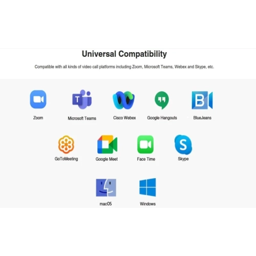 1080P Webcam with Microphone - C960 Web Camera with Privacy Cover, 2 Mics Streaming Webcam, 90°View Computer Camera, Plug&Play USB Webcam for
