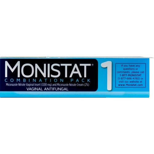 Monistat 1-Dose Yeast Infection Treatment, Ovule Insert & External Itch Cream - 0.32oz
