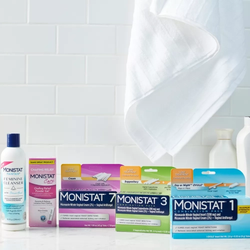 Monistat 1-Dose Yeast Infection Treatment, Ovule Insert & External Itch Cream - 0.32oz