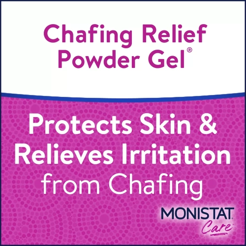 Monistat Care Feminine Chafing Relief Powder Gel, Anti-Chafe Protection - 1.5 oz, 2-Pack
