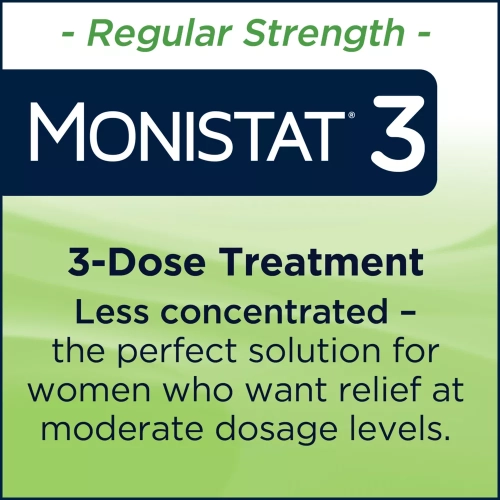 Monistat 3-Dose Yeast Infection Treatment, 3 Prefilled Applicators & External Itch Cream