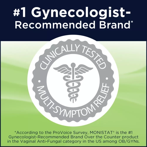 Monistat 3-Dose Yeast Infection Treatment, 3 Prefilled Applicators & External Itch Cream