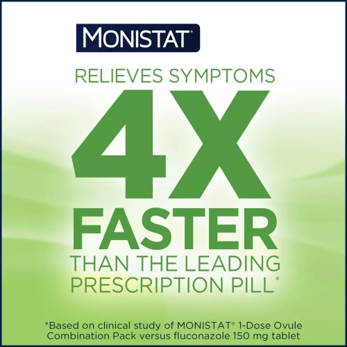 Monistat 3-Dose Yeast Infection Treatment, 3 Prefilled Applicators & External Itch Cream