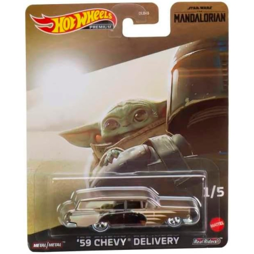 Star Wars Mandalorian Metal '59 Chevy Delivery 1/5 Premium Star Wars de Mattel