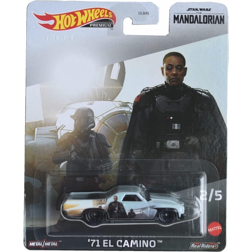 Hot Wheels Premium Star Wars Mandalorian Metal '71 EL Camino 2/5 Moff Gideon de Mattel