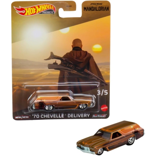 Star Wars Mandalorian Metal '70 Chevelle Delivery 3/5 Premium Star Wars de Mattel