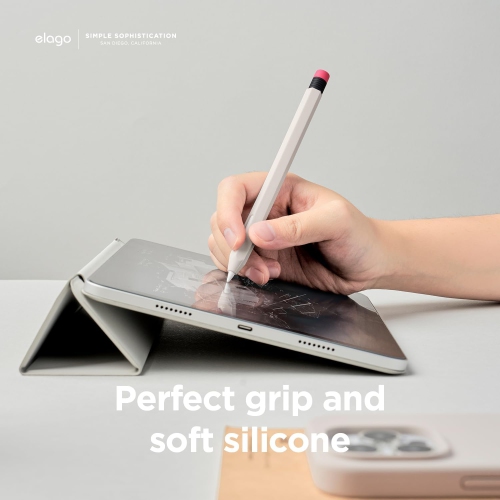 Étui à crayons classique elago compatible avec la housse de protection pour Apple Pencil de 2nd génération, silicone durable, habillage de