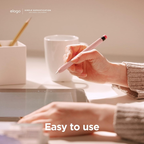 elago Classic Pencil Case Compatible with Apple Pencil 1st Generation Cover Sleeve, Classic Design, Perfect Grip, Protective Skin, Premium Silicone