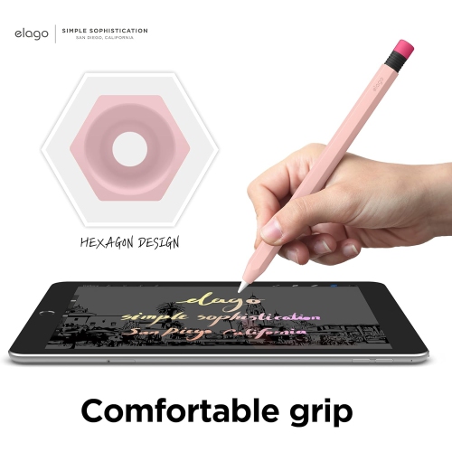 elago Classic Pencil Case Compatible with Apple Pencil 1st Generation Cover Sleeve, Classic Design, Perfect Grip, Protective Skin, Premium Silicone