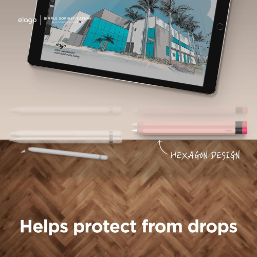 elago Classic Pencil Case Compatible with Apple Pencil 1st Generation Cover Sleeve, Classic Design, Perfect Grip, Protective Skin, Premium Silicone