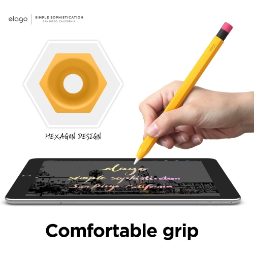 elago Classic Pencil Case Compatible with Apple Pencil 1st Generation Cover Sleeve, Classic Design, Perfect Grip, Protective Skin, Premium Silicone