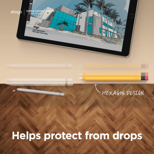 elago Classic Pencil Case Compatible with Apple Pencil 1st Generation Cover Sleeve, Classic Design, Perfect Grip, Protective Skin, Premium Silicone