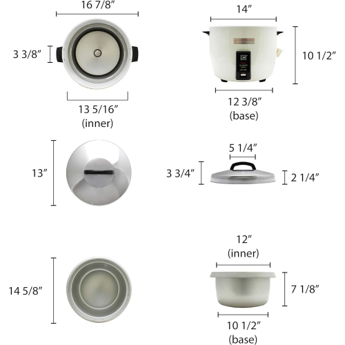 Excellante SEJ50000 30-Cup Rice Cooker/Warmer
