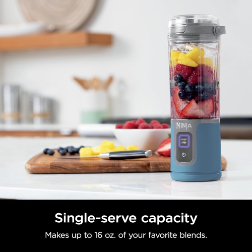 Ninja Blast Portable Blender, Cordless, 16oz. Vessel, Personal Blender for Shakes & Smoothies, BPA Free, Leakproof Lid & Sip Spout, USB-C Rechargeable