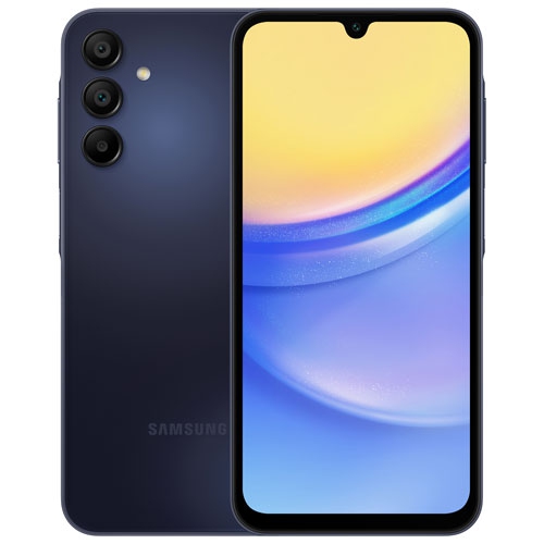 Boîte ouverte - Galaxy A15 5G 128&nbsp;Go de Samsung - Bleu - Noir - Déverrouillé