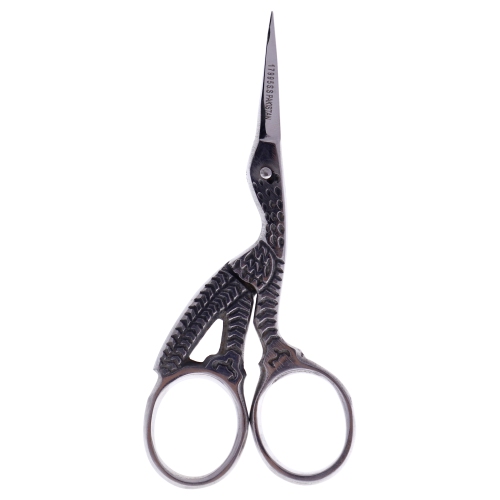 Stork Scissors - Silver by Satin Edge for Unisex - 3.5 Inch Scissors