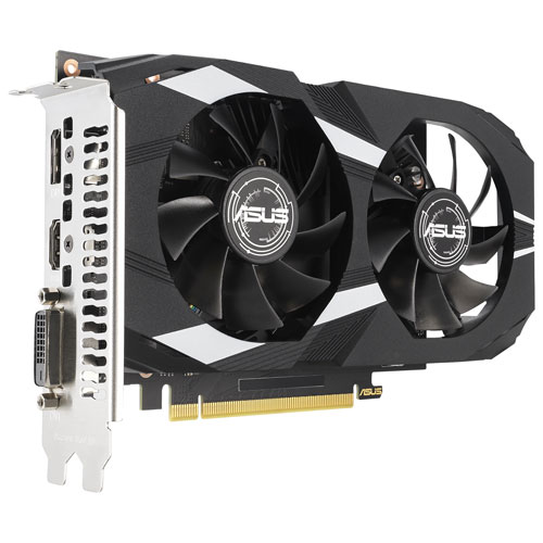 Carte graphique GDDR6 Dual GeForce RTX 3050 OC 6 Go d'ASUS