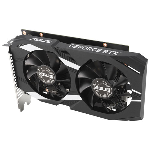 Carte graphique GDDR6 Dual GeForce RTX 3050 OC 6 Go d'ASUS