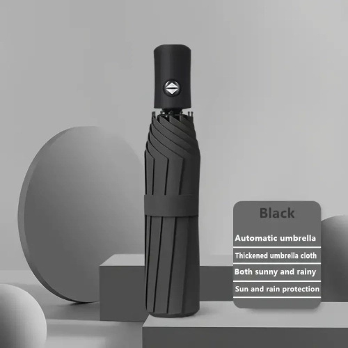 Automatic Windproof Umbrella With 8 Sturdy Ribs | Portable Windproof Compact | Shipped randomly in 2 colors, or leave a message to specify your